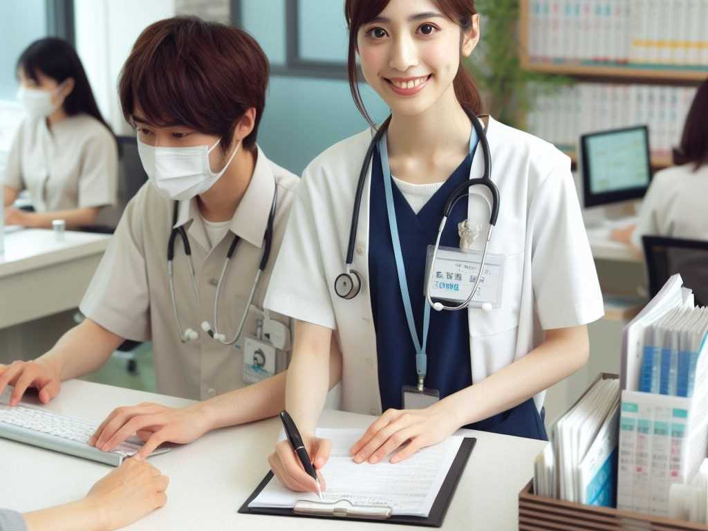 外来部門での看護師、准看護師＜地域の方ともコミュニケーション良好＞