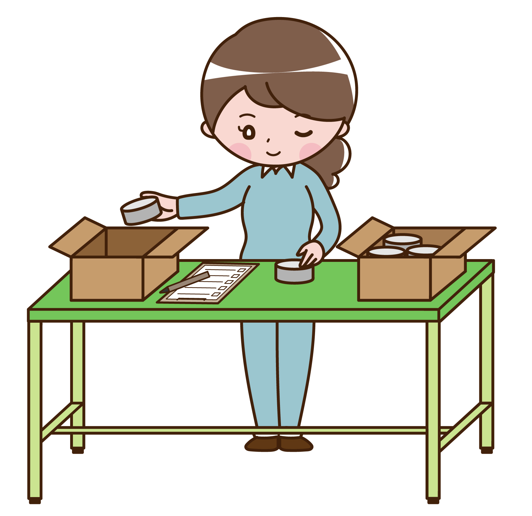 住宅の壁紙サンプル帳の検品（1/半ば～6カ月程度の短期）